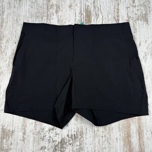 NWT Eddie Bauer Women's Hiker Short Size 16 Black UPF 50 Storm‎ Repel DWR